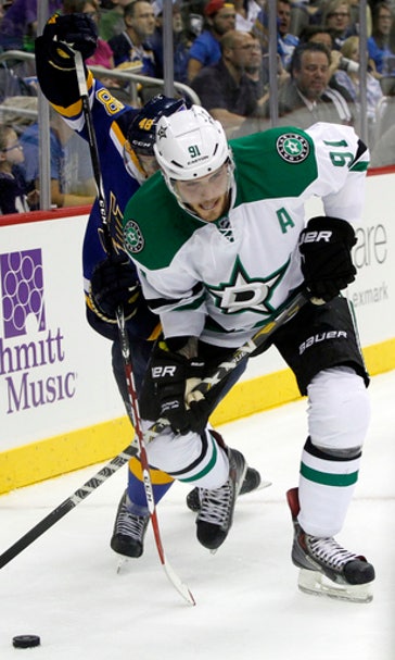 Stars' Seguin had strained left calf after cut to Achilles